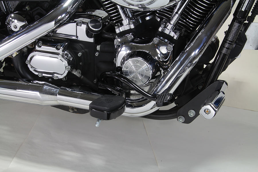 HARLEY Black Weiter vorn liegendes mittleres Steuerungs-Kit Passend für 2006-2017 FXD, mit mittleren Bedienelementen 2014-2017 FXDL,