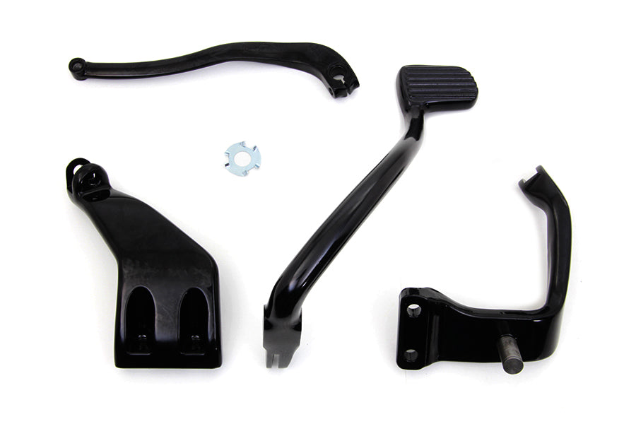 HARLEY Black Weiter vorn liegendes mittleres Steuerungs-Kit Passend für 2006-2017 FXD, mit mittleren Bedienelementen 2014-2017 FXDL,