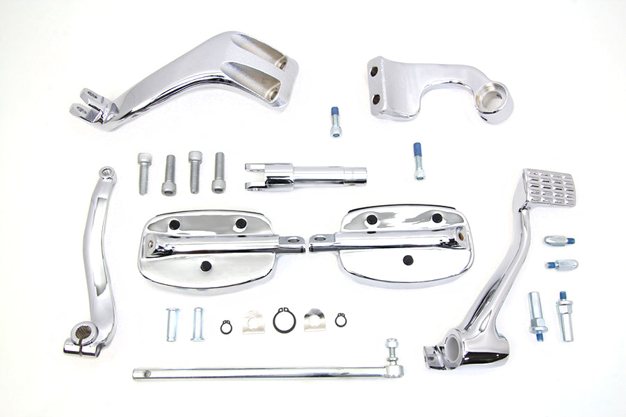 HARLEY Chrome 3 Zoll Verlängerung Mittlere Steuerkonsole mit Mini-Trittbrettern Passend für 2014-UP XL,