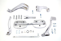 HARLEY Chrome 3 Zoll Verlängerung Mittlere Steuerkonsole mit Mini-Trittbrettern Passend für 2014-UP XL,