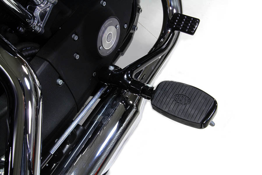HARLEY Glanz Schwarz Vorverlegte Fußrastenanlage Passend für XL ab Bj. 2014,
