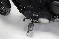 HARLEY Glanz Schwarz Vorverlegte Fußrastenanlage Passend für XL ab Bj. 2014,