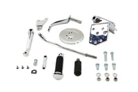 HARLEY Chrom Nachbau Schalthebel-Kit Passend für 1952-1978 FLH, Ratchet Top 1971-1973 FX, 1971-1973