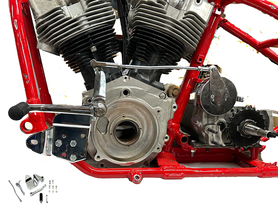 HARLEY Chrom Schaltgestänge-Kit passend für 1977-1984 FX, 1980-1984 FX, 1977-1984 FL, 1982-1994 FXR