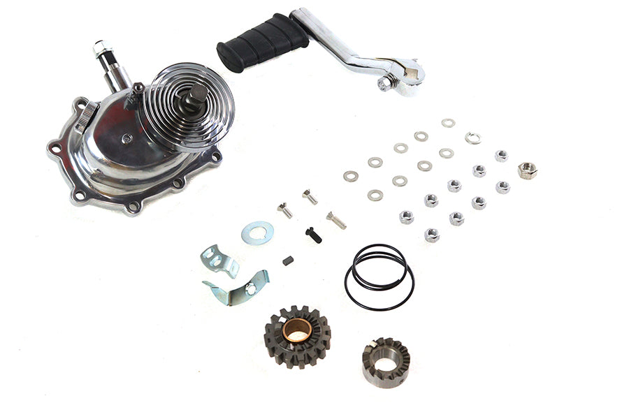 HARLEY Polierter Kickstarter-Kit Passend für 1936-1940 EL, 1937-1948 UL, 1941-1984 FL, 1971-1984 FX,