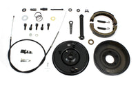 HARLEY Spring Fork Front Brake Kit Black fits 1936-1948 UL,  1936-1940 EL,  1941-1948 FL,