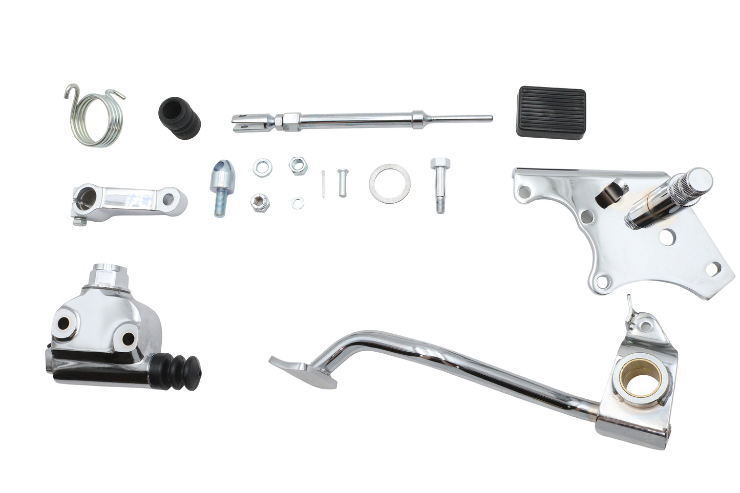 HARLEY Mid Brake Control Kit Chrom Passend für 1973-1978 FX,