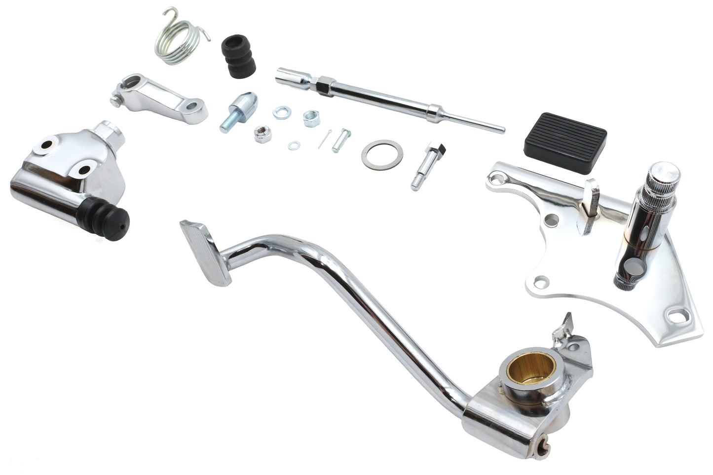 HARLEY Mid Brake Control Kit Chrom Passend für 1973-1978 FX,