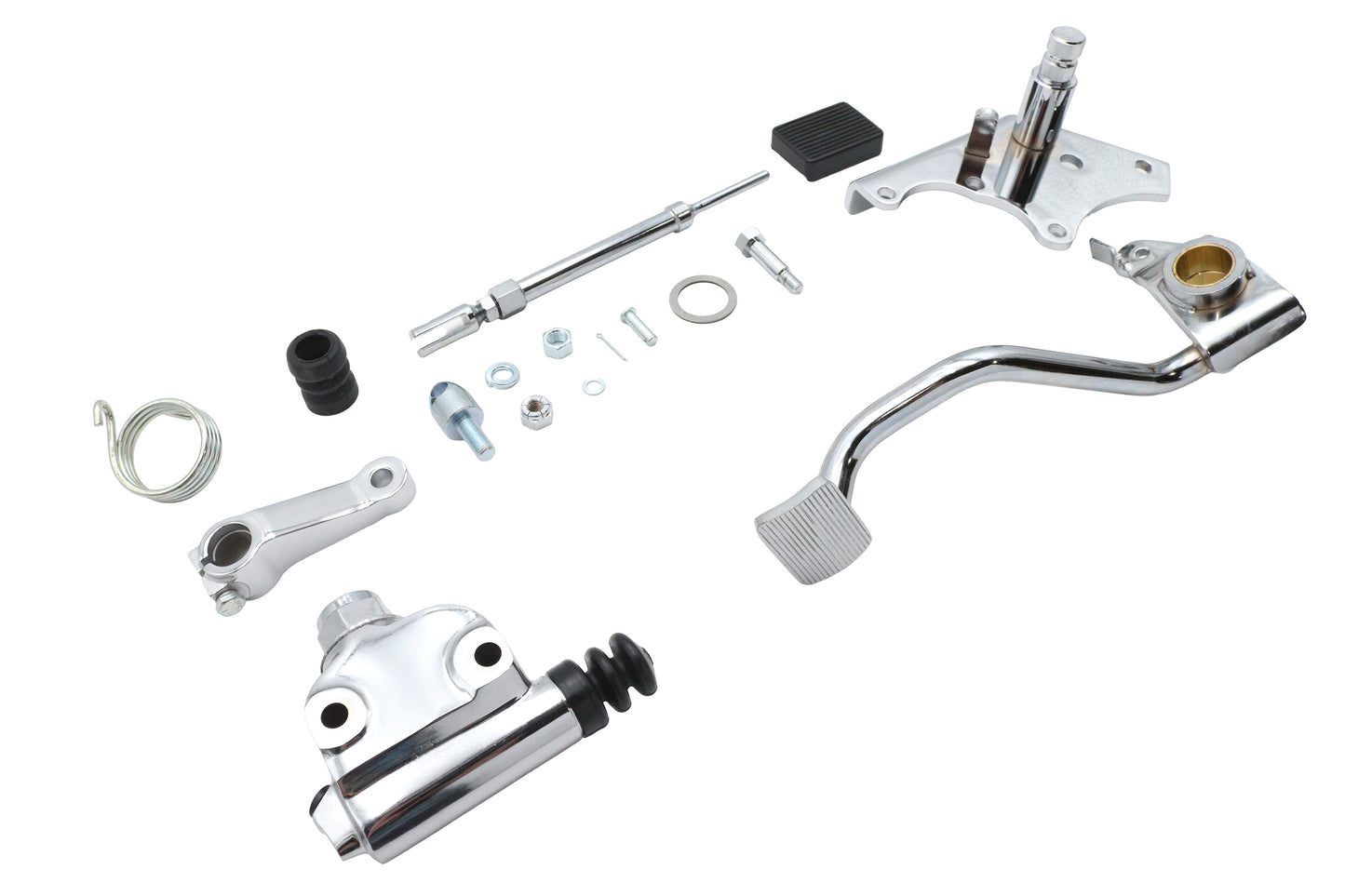 HARLEY Mid Brake Control Kit Chrom Passend für 1973-1978 FX,
