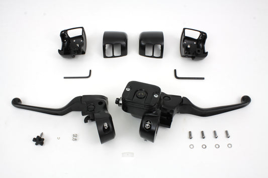 HARLEY Smooth Contour Handlebar Control Kit Black fits 1996-2006 FLST,  1996-2006 FXST,  1996-2006 FXD,  1996-2003 XL,  1996-2006 FXDWG,