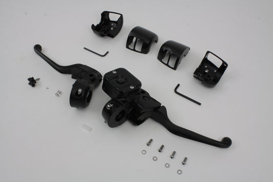 HARLEY Smooth Contour Handlebar Control Kit Black fits 1996-2006 FLST,  1996-2006 FXST,  1996-2006 FXD,  1996-2003 XL,  1996-2006 FXDWG,