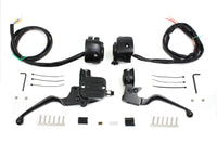 HARLEY Handlebar Control Kit Black fits 1996-2006 FXST,  1996-2006 FLST,  1996-2006 FXD,  1996-2003 XL,