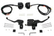 HARLEY Handlebar Control Kit Black fits 2007-2011 FXST,  2007-2011 FLST,