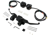 HARLEY Handlebar Control Kit Black fits 2007-2011 FXST,  2007-2011 FLST,