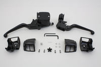 HARLEY Contour Style Handlebar Control Kit Black fits 1996-2006 FXST,  1996-2006 FLST,  1996-2006 FXD,  1996-2003 XL,  1996-2006 FXDWG,