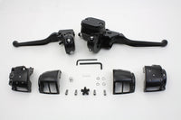 HARLEY Contour Style Handlebar Control Kit Black fits 1996-2006 FXST,  1996-2006 FLST,  1996-2006 FXD,  1996-2003 XL,  1996-2006 FXDWG,