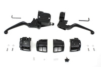 HARLEY Contour Style Handlebar Control Kit Black fits 1996-2006 FXST,  1996-2003 XL,  1996-2006 FLST,  1996-2006 FLT,  1996-2006 FXD,  1996-2006 FXDWG,