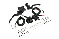 HARLEY Handlebar Control Kit with Switches Black fits 1996-2006 FXST,  1996-2003 XL,  1996-2006 FLST,  1996-2006 FXD,