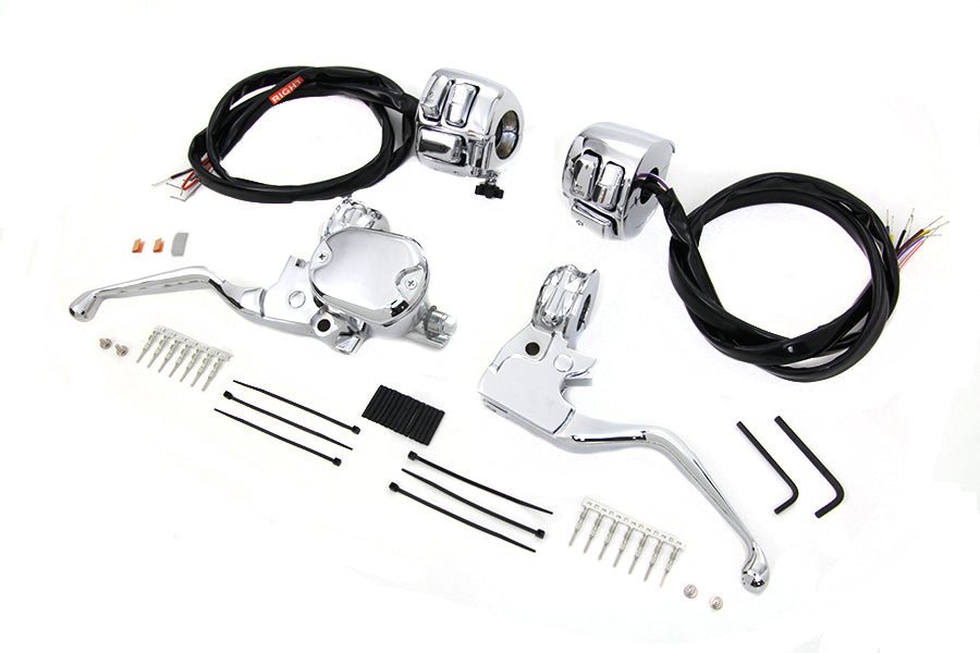 HARLEY Handlebar Control Kit with Switches Chrome fits 2007-2013 XL,