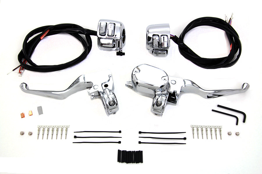 HARLEY Handlebar Control Kit with Switches Chrome fits 2007-2013 XL,