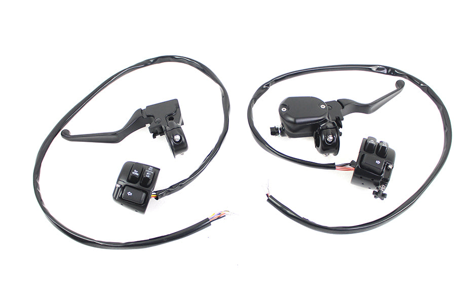 HARLEY Handlebar Control Kit Black fits 2007-2013 XL,