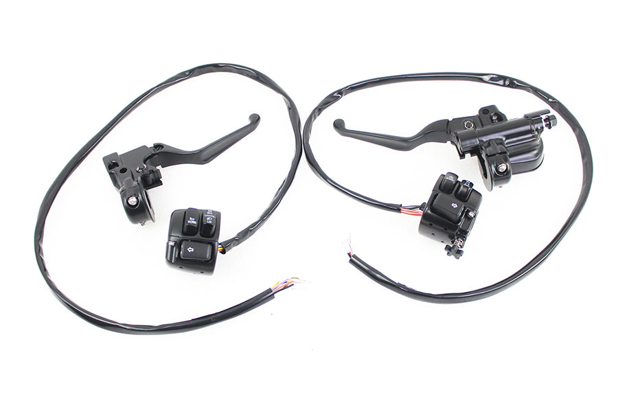 HARLEY Handlebar Control Kit Black fits 2007-2013 XL,