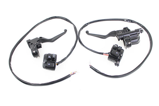 HARLEY Handlebar Control Kit Black fits 2007-2013 XL,