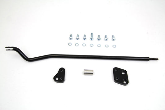HARLEY Reduced Reach Forward Control Adapter Kit Gloss Black fits 2006-2017 FXD,   2006-2017 FXDWG,