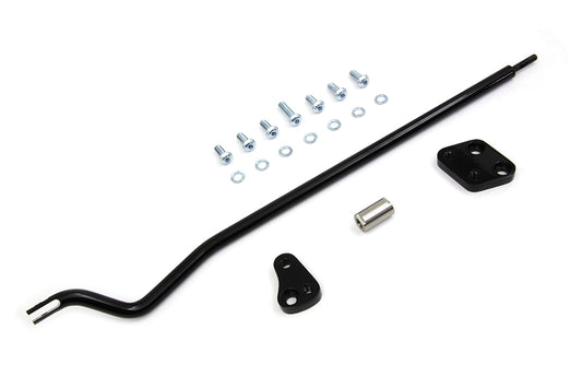 HARLEY Reduced Reach Forward Control Adapter Kit Gloss Black fits 2006-2017 FXD,   2006-2017 FXDWG,