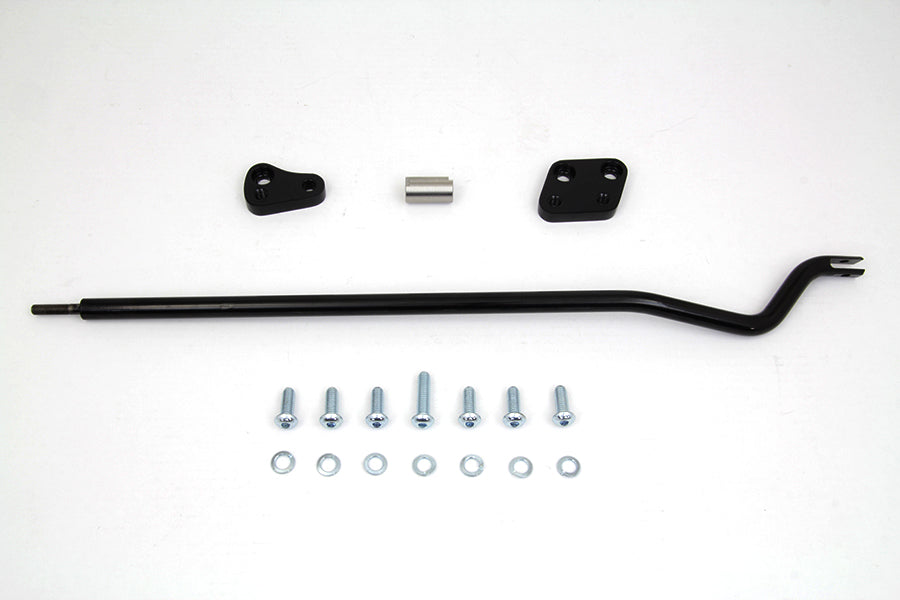 HARLEY Reduced Reach Forward Control Adapter Kit Gloss Black fits 2006-2017 FXD,   2006-2017 FXDWG,