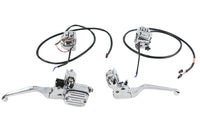 HARLEY Handlebar Control Kit Chrome fits 2011-2013 FXCW,  2011-2013 FXCWC,  2011-2014 FXS,  2011-2014 FLS,  2011-2014 FLST,  2012-2017 FXD,