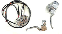 HARLEY Lenker-Armaturen-Kit Chrom Passend für 2011-2013 FXCW, 2011-2013 FXCWC, 2011-2014 FXS, 2011-
