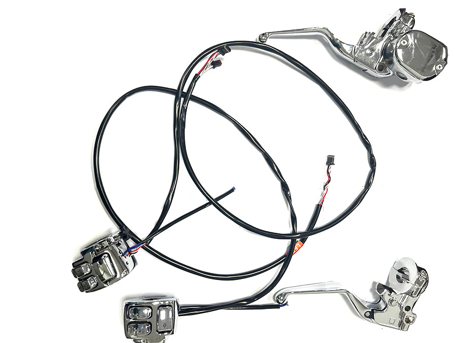 HARLEY Handlebar Control Kit Chrome fits 2014-2020 XL,