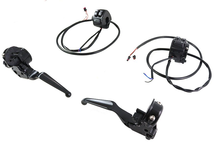 HARLEY Handlebar Control Kit Black fits 2014-2020 XL,