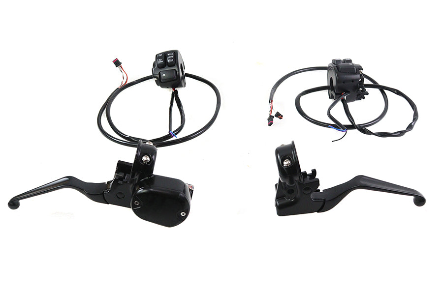 HARLEY Handlebar Control Kit Black fits 2014-2020 XL,