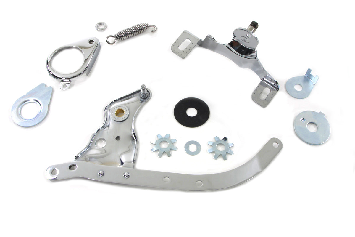 HARLEY Chrom Fußkupplungshebel-Baugruppe passend für 1936-1952 W, 1936-1973 G,