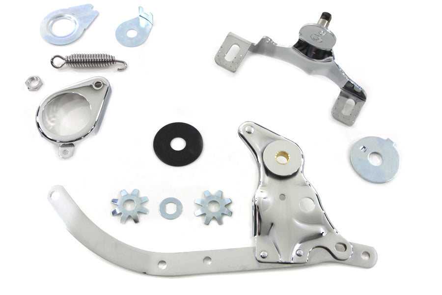 HARLEY Chrom Fußkupplungshebel-Baugruppe passend für 1936-1952 W, 1936-1973 G,