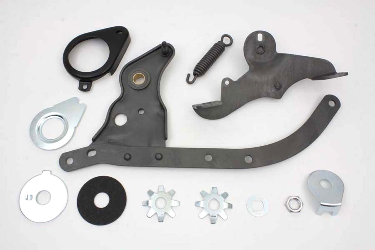 HARLEY パーカーライズド フットクラッチASSY 1936-1952 W, 1936-1973 G適合