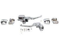 HARLEY Ultima Lenkerarmaturen-Kit Chrom Passend für 1996-2006 FXST, 1996-2006 FLST, 1996-2006 FXD,