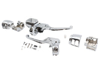 HARLEY Ultima Lenkerarmaturen-Kit Chrom Passend für 1996-2006 FXST, 1996-2006 FLST, 1996-2006 FXD,