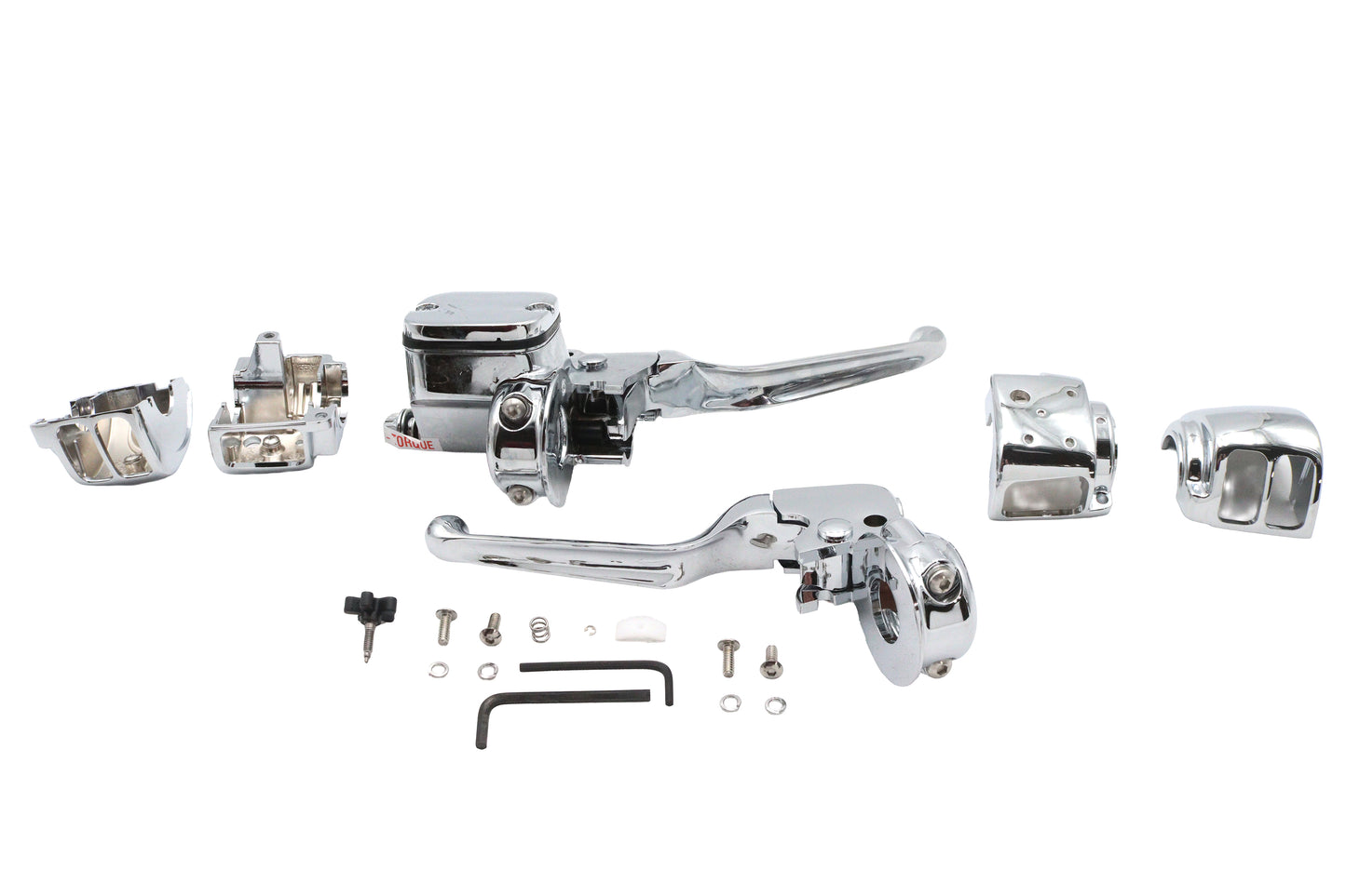 HARLEY Ultima Lenkersteuerung Kit Chrom Passend für 2008-2010 FLT,