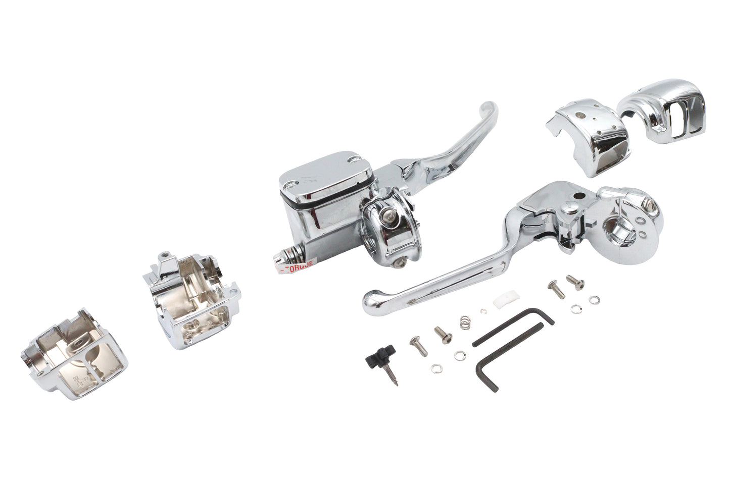 HARLEY Ultima Lenkersteuerung Kit Chrom Passend für 2008-2010 FLT,