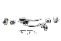 HARLEY Ultima Lenkerarmaturen-Kit Chrom passend für 2008-2010 FLT,