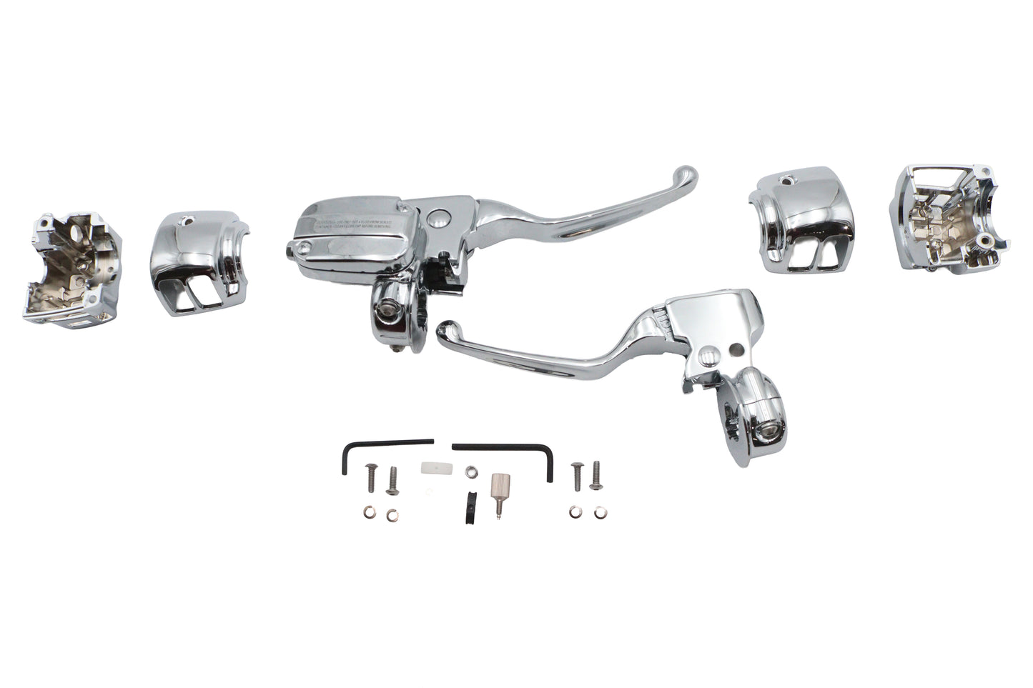 HARLEY Ultima Lenkerarmaturen-Kit Chrom passend für 2008-2010 FLT,
