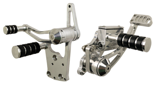 HARLEY Ultima Billet Forward Control Kit Polished Fits Custom 0- , application with 2000-UP mounting