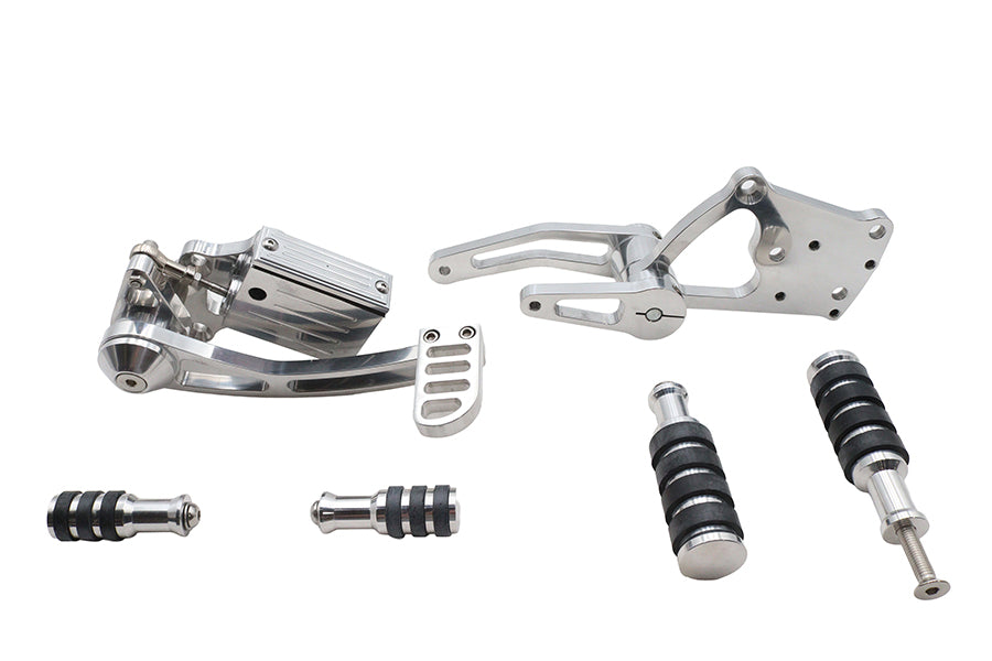HARLEY Ultima Billet Forward Control Kit Polished Fits Custom 0- , application with 2000-UP mounting