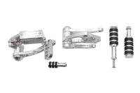 HARLEY Ultima Billet vorverlegte Fußrastenanlage poliert passend für Custom-Anwendungen vor 1999 mit Montage