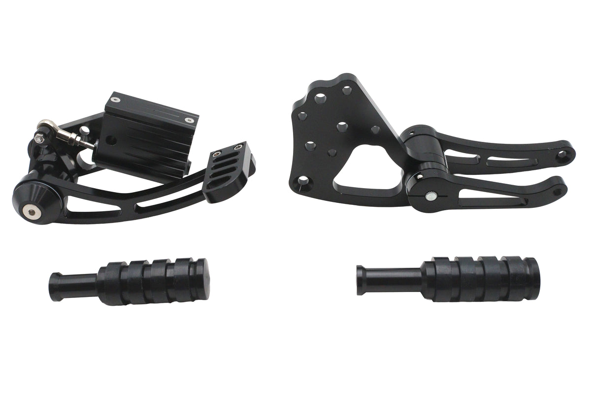 HARLEY Ultima Billet Forward Control Kit Black Fits Custom 0- , Application with pre-1999 mounting h