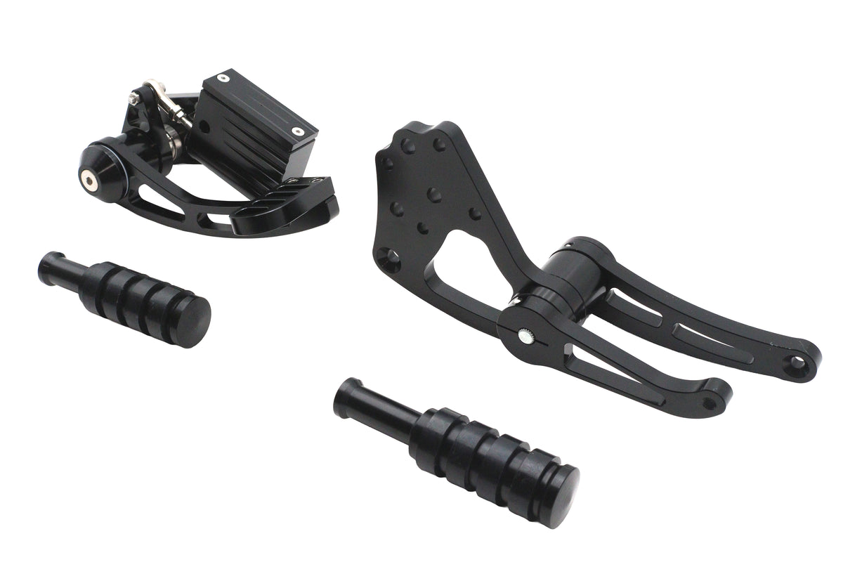 HARLEY Ultima Billet Forward Control Kit Black Fits Custom 0- , Application with pre-1999 mounting h