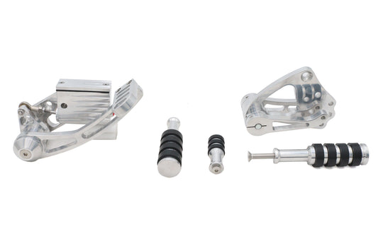 HARLEY Ultima Billet Forward Control Kit Polished Fits Custom 0- , Application with pre-1999 mountin